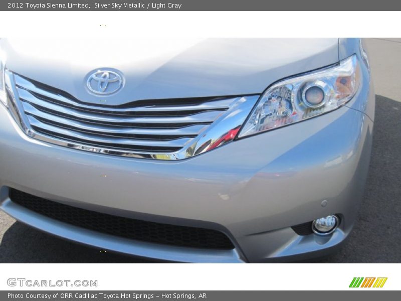 Silver Sky Metallic / Light Gray 2012 Toyota Sienna Limited