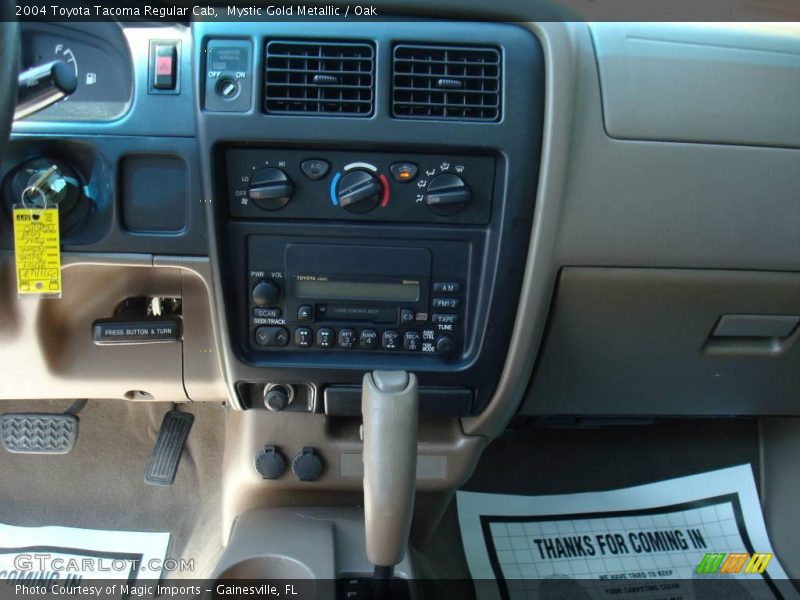 Mystic Gold Metallic / Oak 2004 Toyota Tacoma Regular Cab