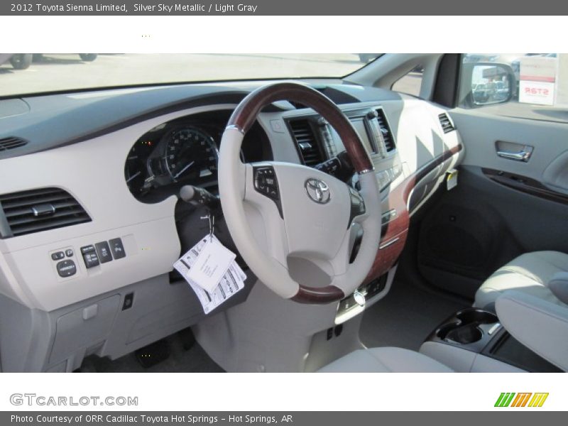Silver Sky Metallic / Light Gray 2012 Toyota Sienna Limited
