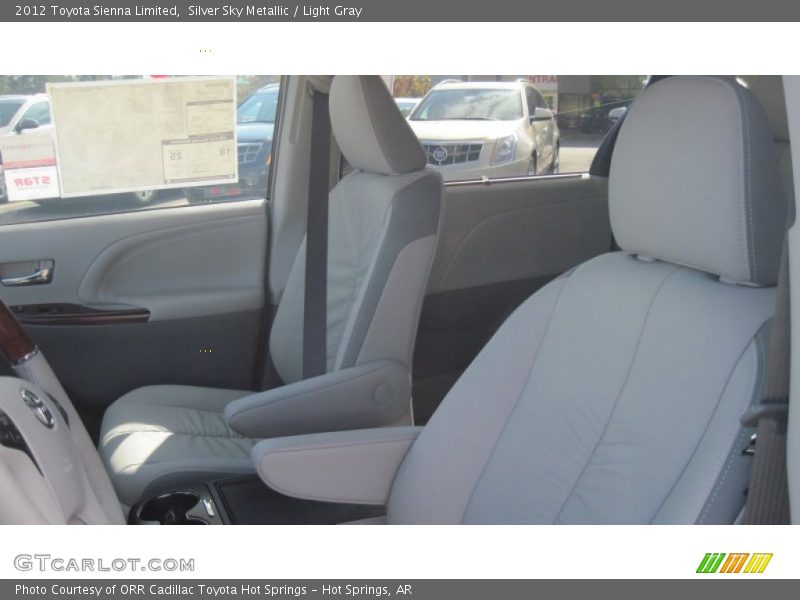 Silver Sky Metallic / Light Gray 2012 Toyota Sienna Limited