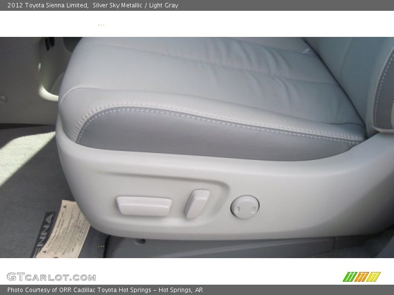 Silver Sky Metallic / Light Gray 2012 Toyota Sienna Limited