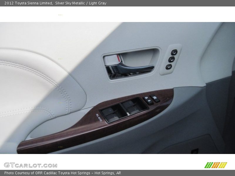 Silver Sky Metallic / Light Gray 2012 Toyota Sienna Limited