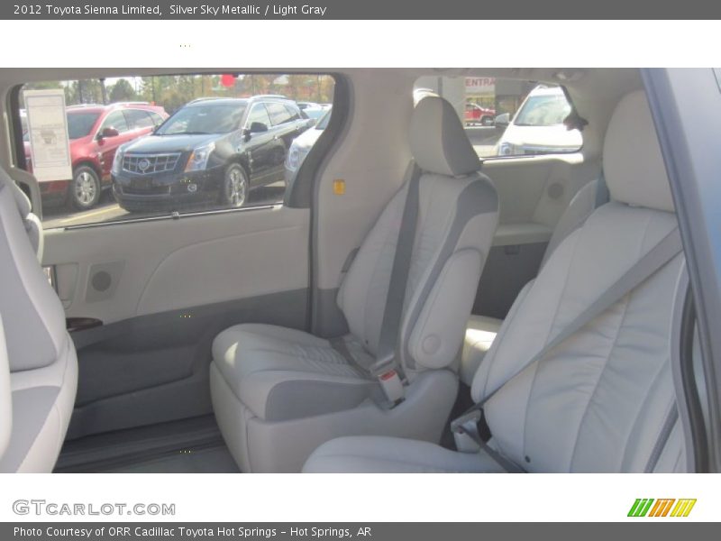 Silver Sky Metallic / Light Gray 2012 Toyota Sienna Limited