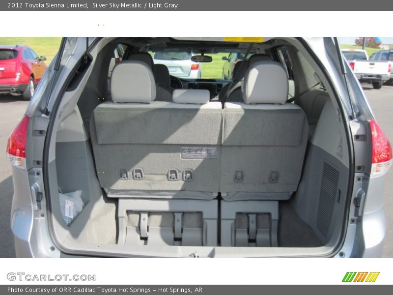 Silver Sky Metallic / Light Gray 2012 Toyota Sienna Limited