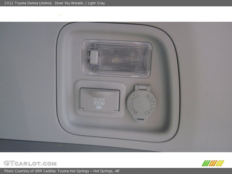 Silver Sky Metallic / Light Gray 2012 Toyota Sienna Limited