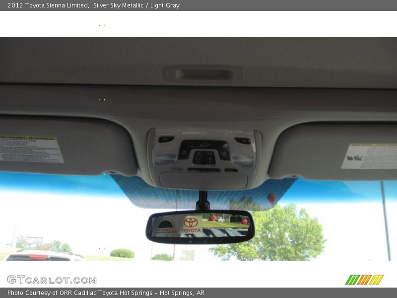 Silver Sky Metallic / Light Gray 2012 Toyota Sienna Limited