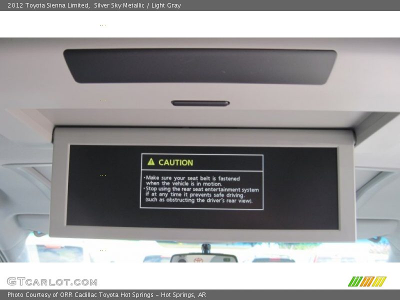 Silver Sky Metallic / Light Gray 2012 Toyota Sienna Limited