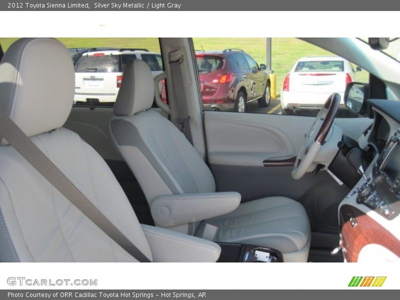 Silver Sky Metallic / Light Gray 2012 Toyota Sienna Limited