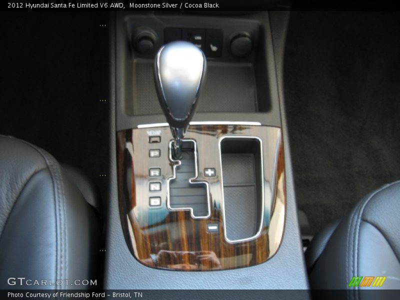  2012 Santa Fe Limited V6 AWD 6 Speed SHIFTRONIC Automatic Shifter