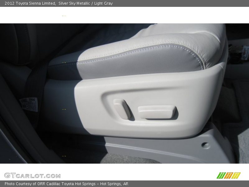 Silver Sky Metallic / Light Gray 2012 Toyota Sienna Limited