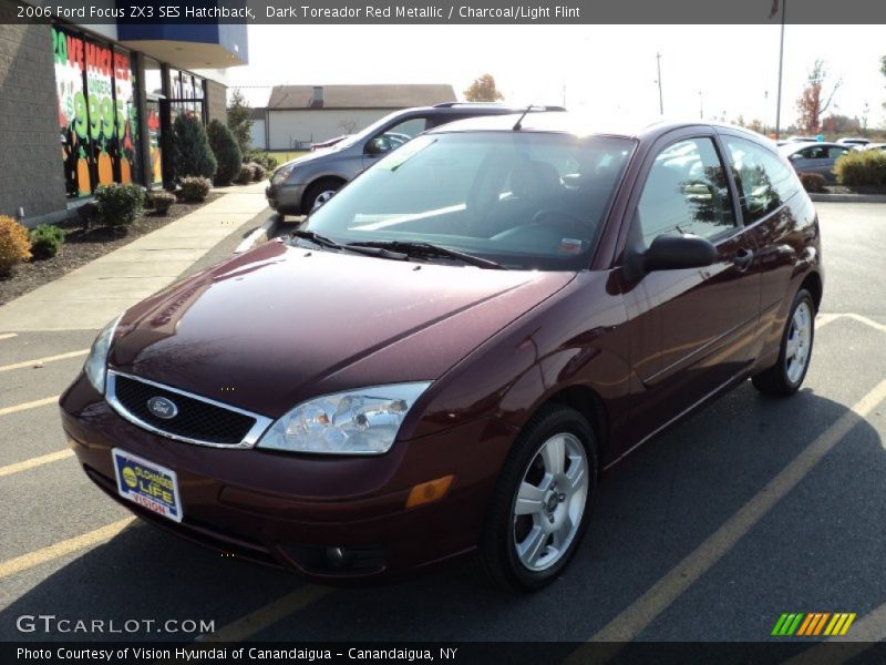 Dark Toreador Red Metallic / Charcoal/Light Flint 2006 Ford Focus ZX3 SES Hatchback