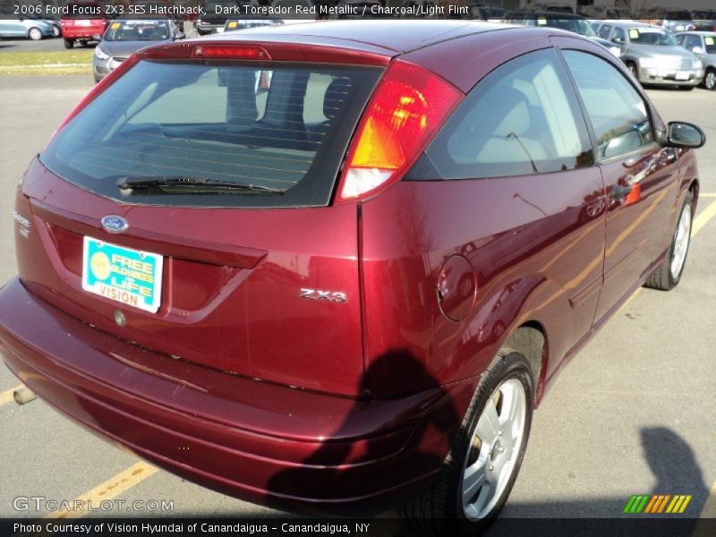 Dark Toreador Red Metallic / Charcoal/Light Flint 2006 Ford Focus ZX3 SES Hatchback