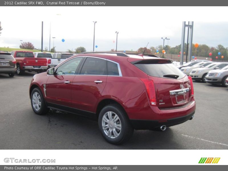Crystal Red Tintcoat / Ebony/Ebony 2012 Cadillac SRX FWD