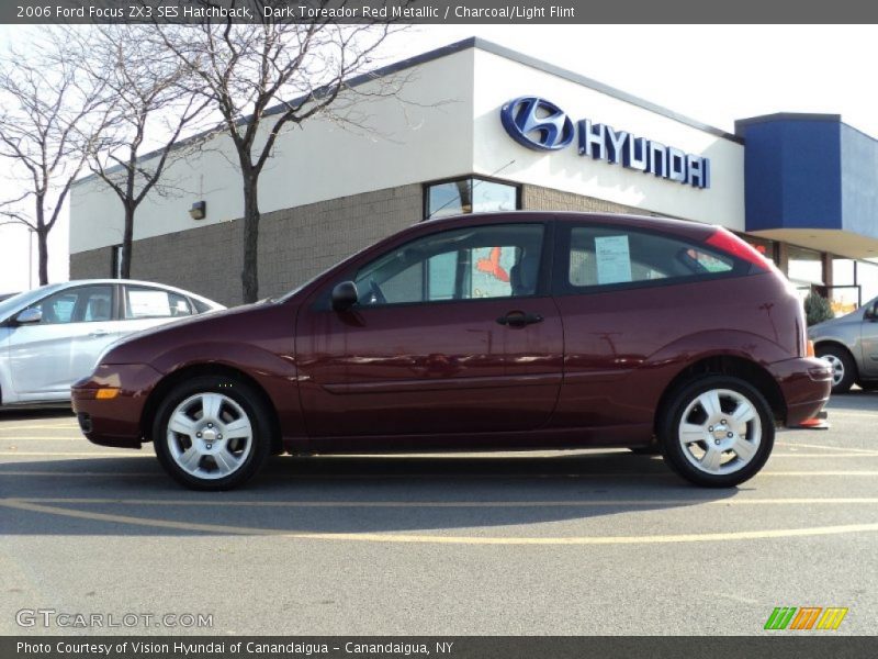 Dark Toreador Red Metallic / Charcoal/Light Flint 2006 Ford Focus ZX3 SES Hatchback