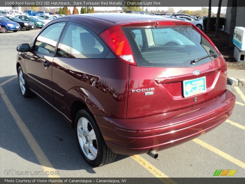 Dark Toreador Red Metallic / Charcoal/Light Flint 2006 Ford Focus ZX3 SES Hatchback