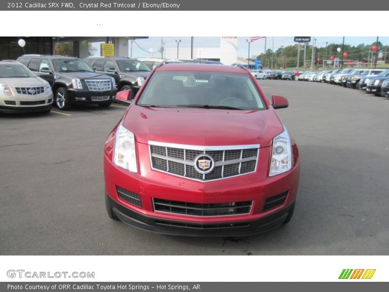 Crystal Red Tintcoat / Ebony/Ebony 2012 Cadillac SRX FWD