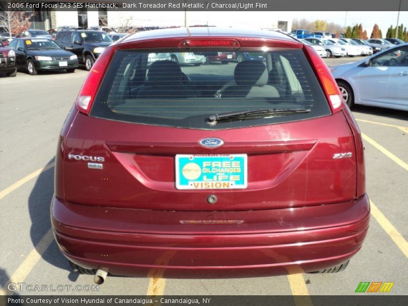 Dark Toreador Red Metallic / Charcoal/Light Flint 2006 Ford Focus ZX3 SES Hatchback
