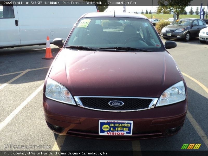 Dark Toreador Red Metallic / Charcoal/Light Flint 2006 Ford Focus ZX3 SES Hatchback