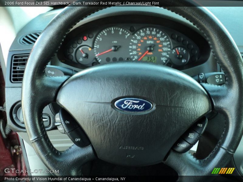 Dark Toreador Red Metallic / Charcoal/Light Flint 2006 Ford Focus ZX3 SES Hatchback