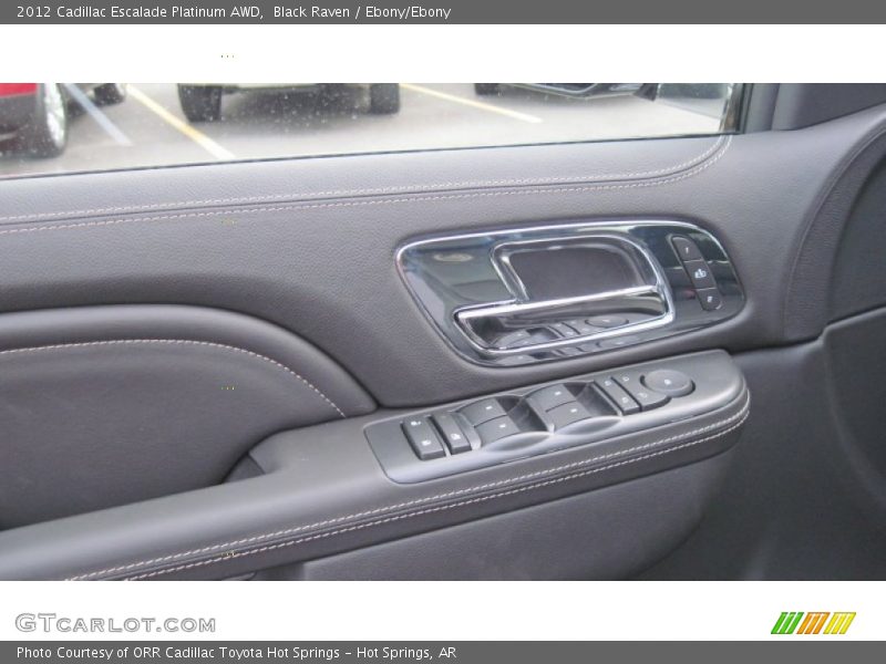 Black Raven / Ebony/Ebony 2012 Cadillac Escalade Platinum AWD