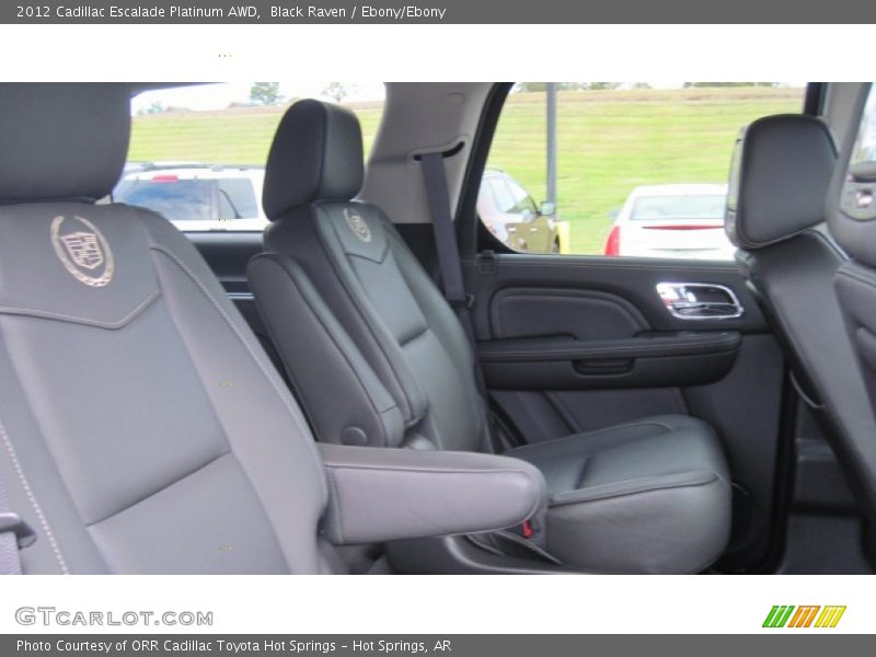 Black Raven / Ebony/Ebony 2012 Cadillac Escalade Platinum AWD