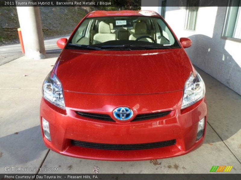 Barcelona Red Metallic / Bisque 2011 Toyota Prius Hybrid II