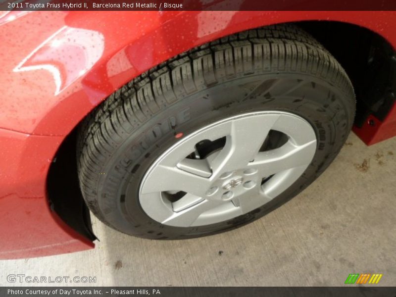 Barcelona Red Metallic / Bisque 2011 Toyota Prius Hybrid II