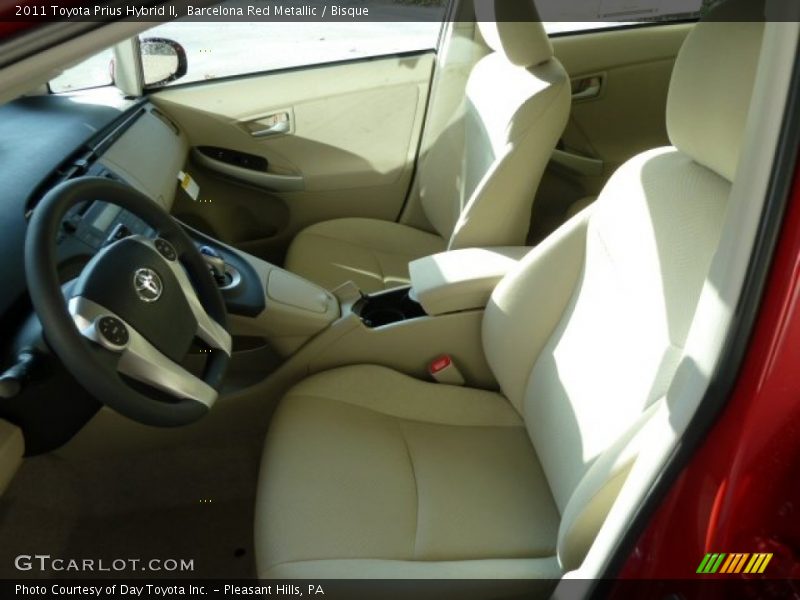 Barcelona Red Metallic / Bisque 2011 Toyota Prius Hybrid II