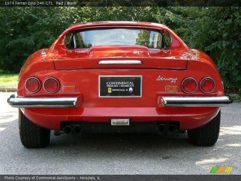 Red / Black 1974 Ferrari Dino 246 GTS