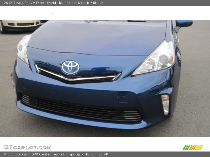 Blue Ribbon Metallic / Bisque 2012 Toyota Prius v Three Hybrid