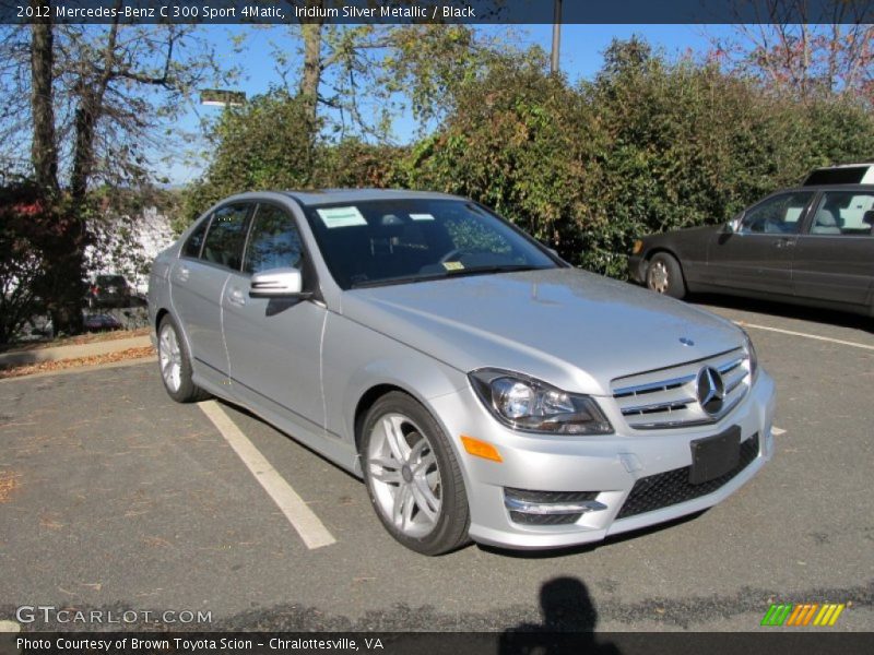 Iridium Silver Metallic / Black 2012 Mercedes-Benz C 300 Sport 4Matic