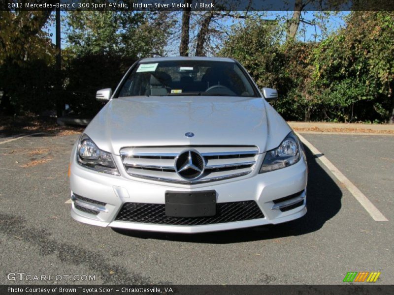 Iridium Silver Metallic / Black 2012 Mercedes-Benz C 300 Sport 4Matic