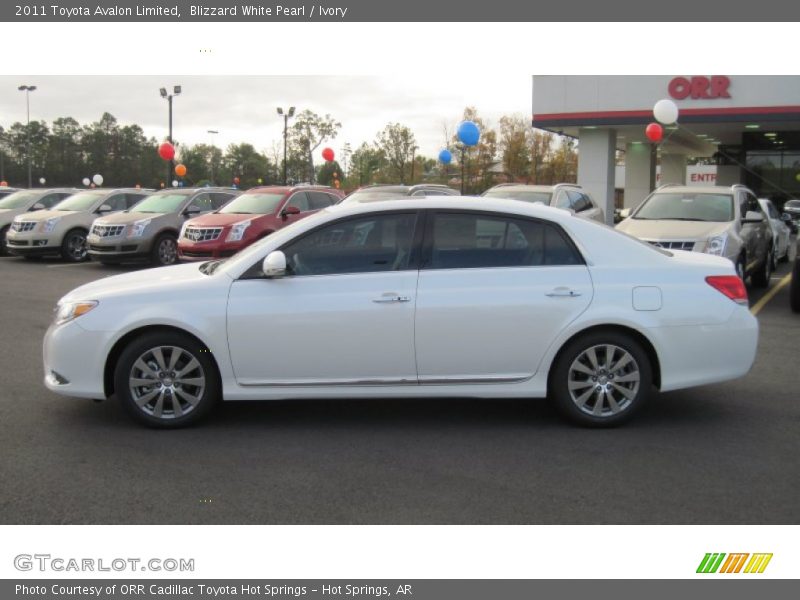Blizzard White Pearl / Ivory 2011 Toyota Avalon Limited