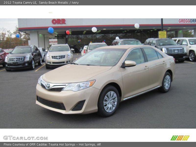 Sandy Beach Metallic / Ivory 2012 Toyota Camry LE