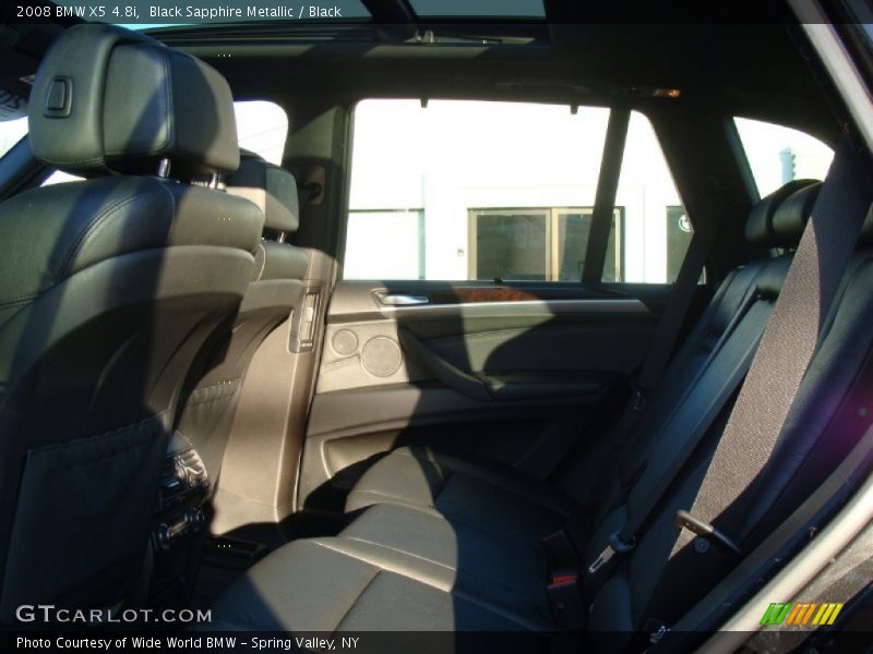 Black Sapphire Metallic / Black 2008 BMW X5 4.8i
