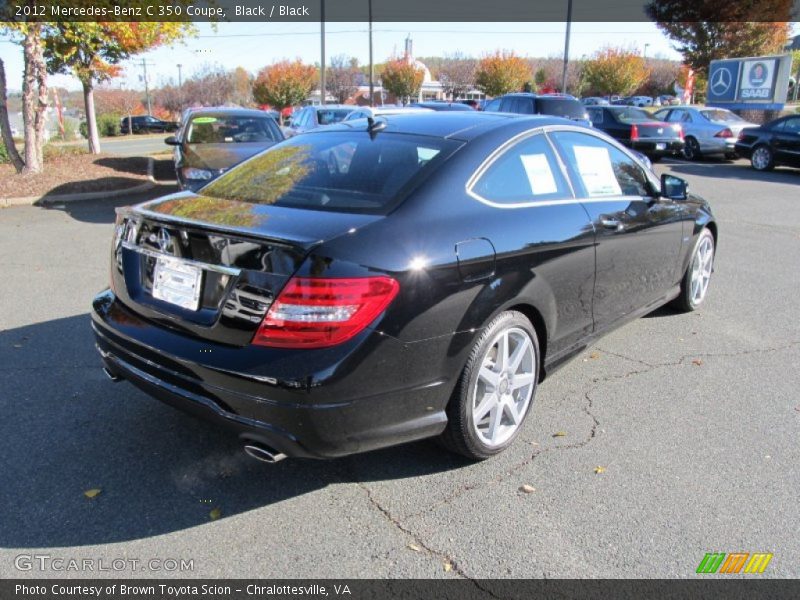 Black / Black 2012 Mercedes-Benz C 350 Coupe