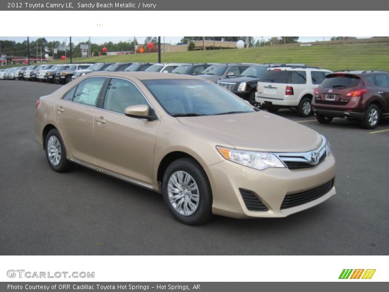 Sandy Beach Metallic / Ivory 2012 Toyota Camry LE