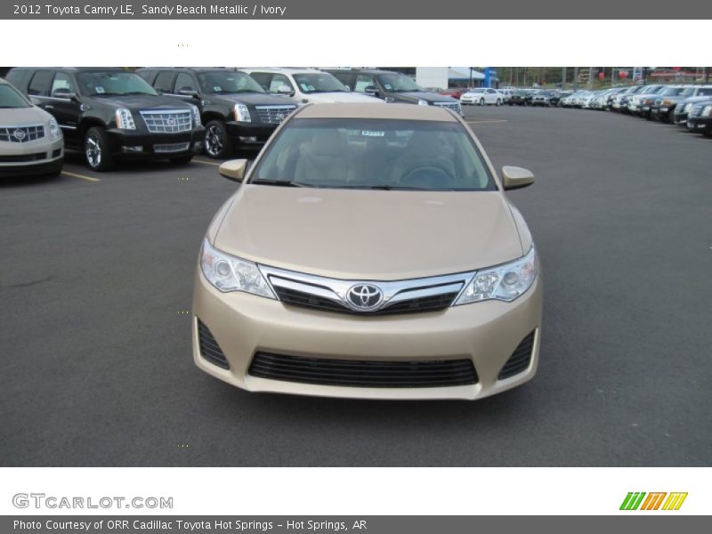 Sandy Beach Metallic / Ivory 2012 Toyota Camry LE