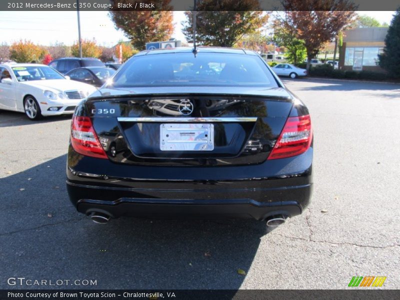 Black / Black 2012 Mercedes-Benz C 350 Coupe