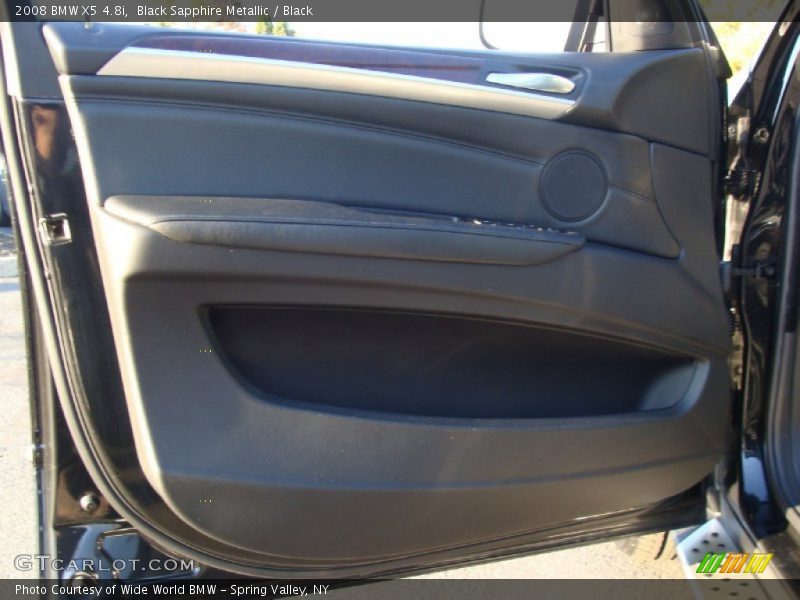 Black Sapphire Metallic / Black 2008 BMW X5 4.8i