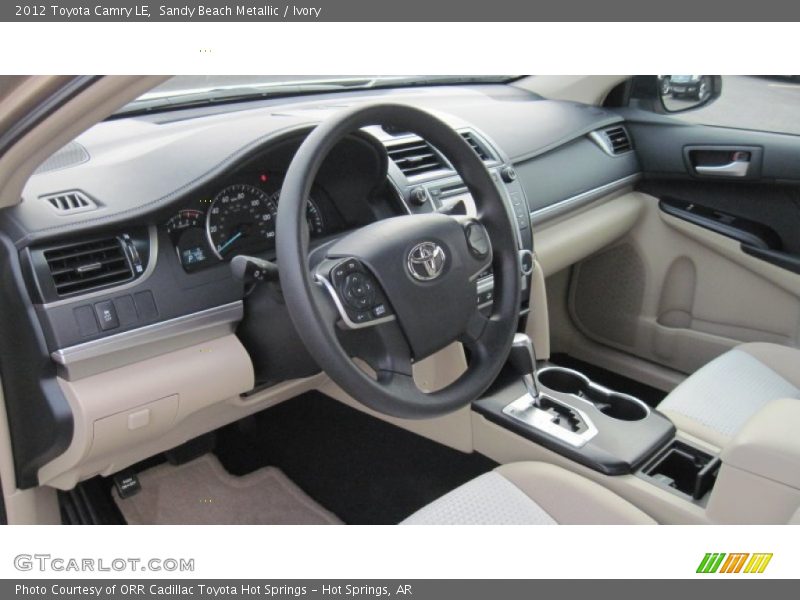 Sandy Beach Metallic / Ivory 2012 Toyota Camry LE