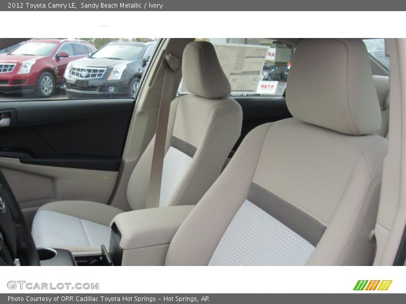 Sandy Beach Metallic / Ivory 2012 Toyota Camry LE
