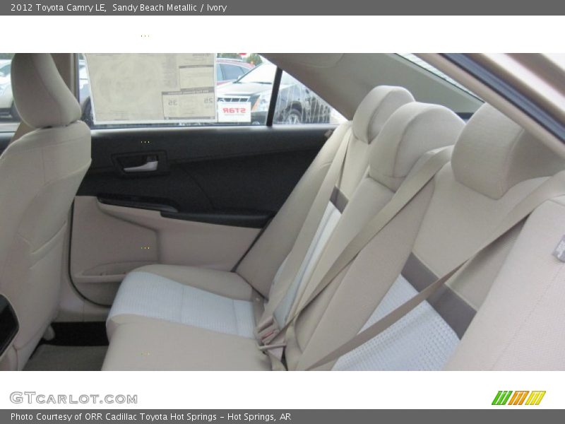 Sandy Beach Metallic / Ivory 2012 Toyota Camry LE