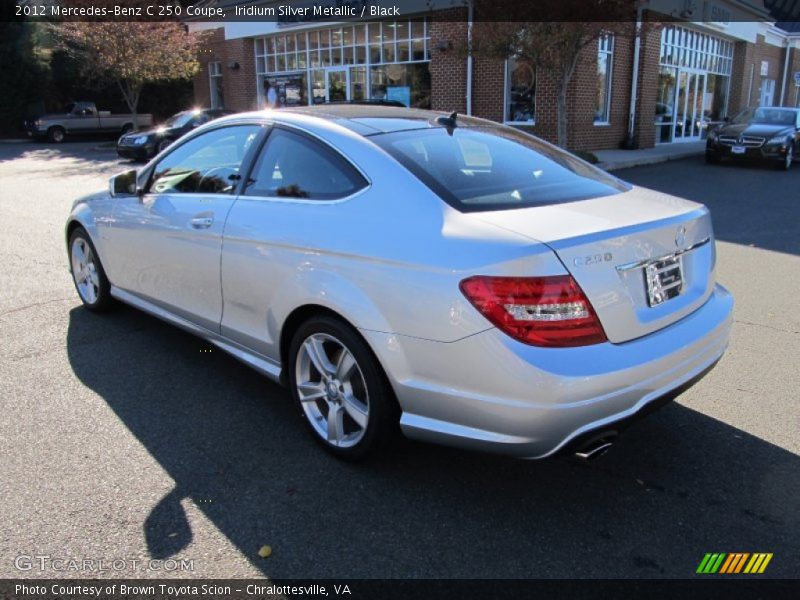 Iridium Silver Metallic / Black 2012 Mercedes-Benz C 250 Coupe