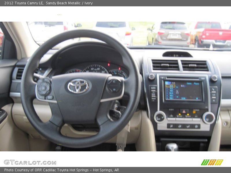 Sandy Beach Metallic / Ivory 2012 Toyota Camry LE
