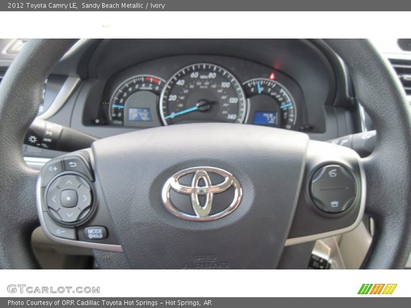 Sandy Beach Metallic / Ivory 2012 Toyota Camry LE