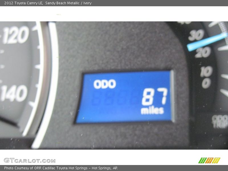 Sandy Beach Metallic / Ivory 2012 Toyota Camry LE