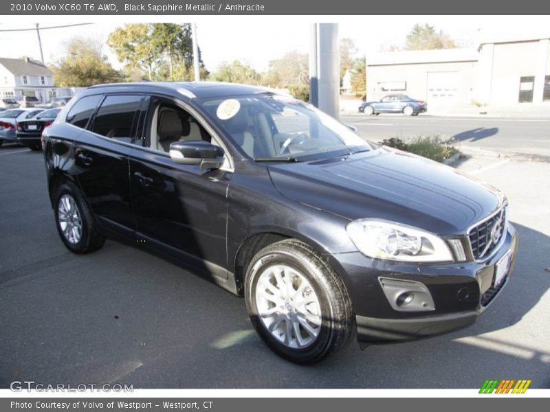 Black Sapphire Metallic / Anthracite 2010 Volvo XC60 T6 AWD