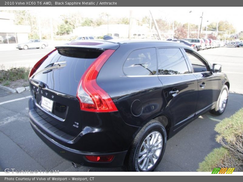 Black Sapphire Metallic / Anthracite 2010 Volvo XC60 T6 AWD