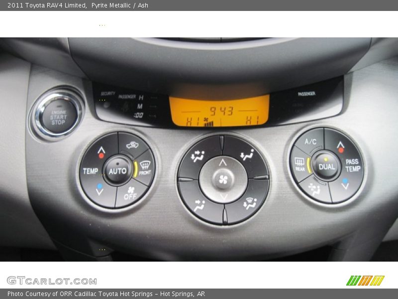 Controls of 2011 RAV4 Limited